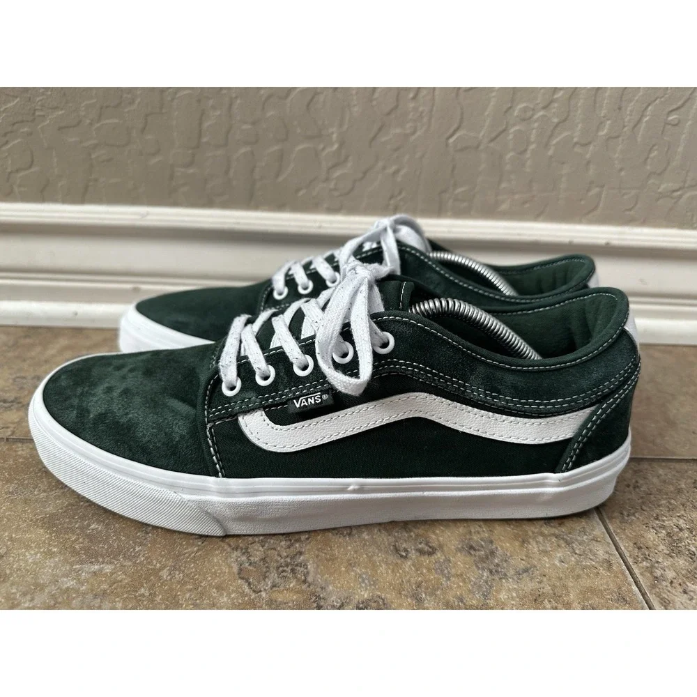 Vans Chukka Low Sidestripe Men's Green Size 13